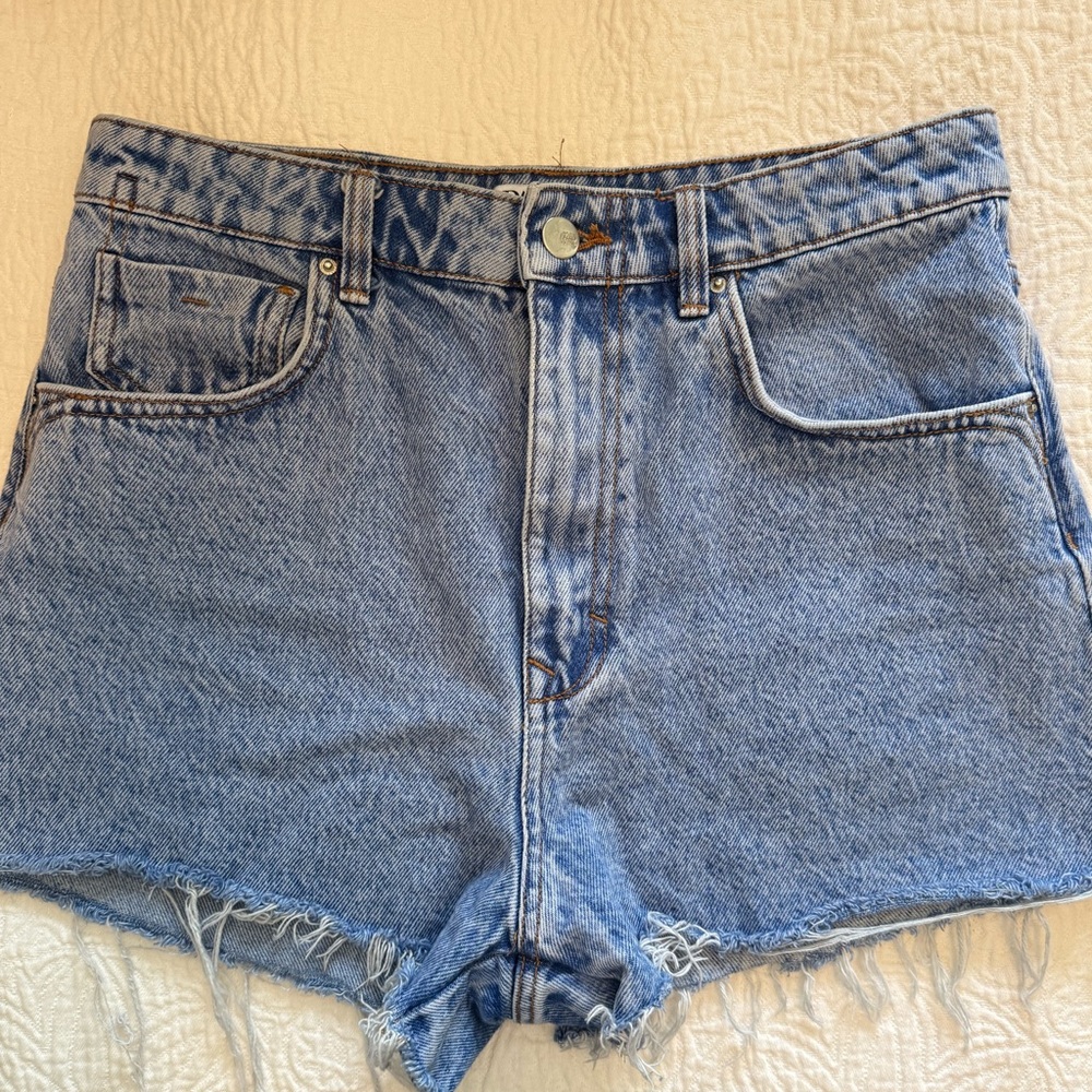 Zara Denim High-Waisted Women's Shorts